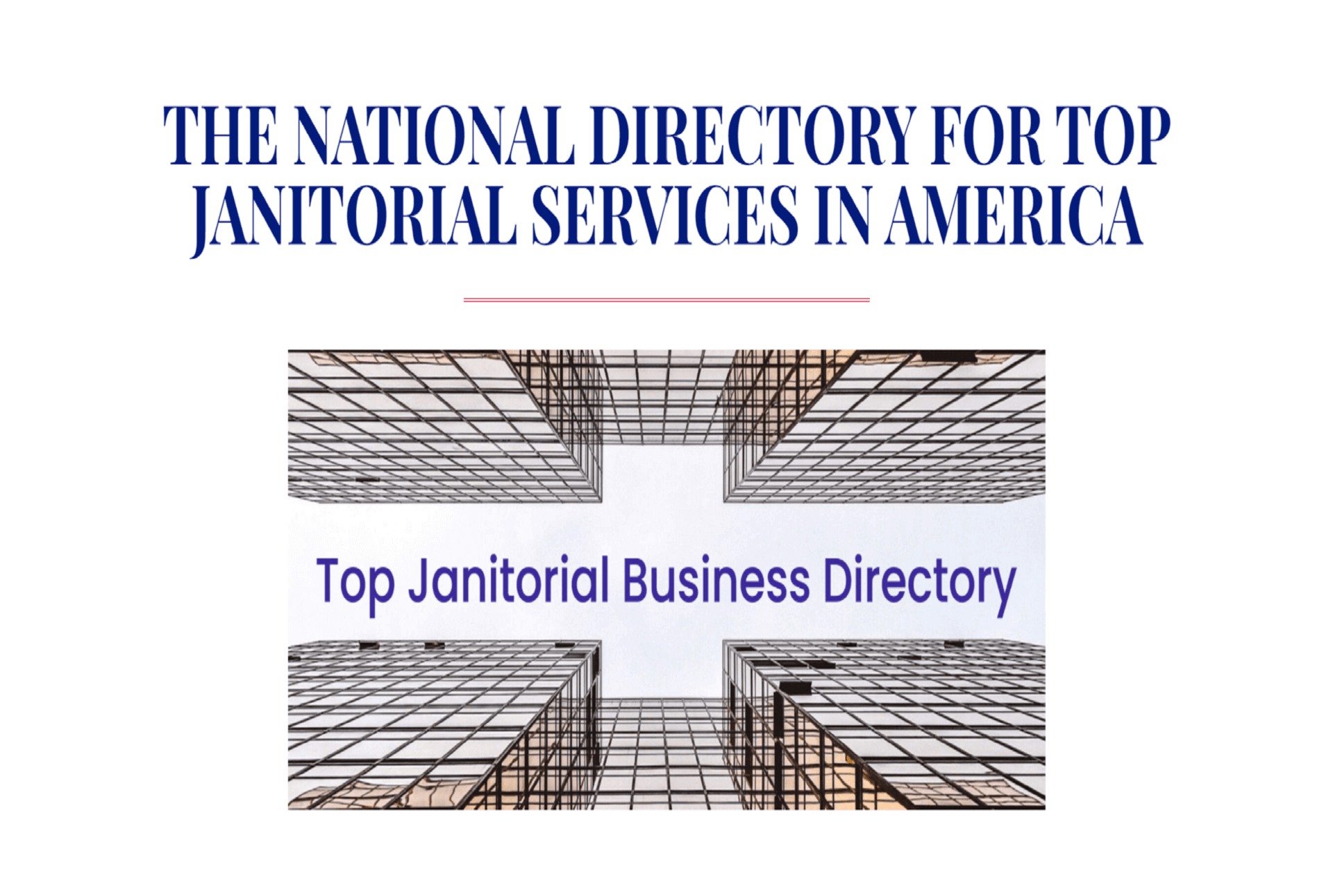 national directory top janitorial services